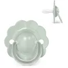 Image de Suavinex, Sucette Bébé 0/6 Mois et Nouveau-nés, Tétine Symétrique SX Pro en Silicone, Réversible, Plate et Flexible, Respecte le Développement Buccodentaire, Forme Ronde avec Anneau, Wonder Vert Uni
