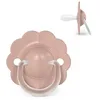 Image de Suavinex, Sucette Bébé 6/18 Mois, Tétine Symétrique SX Pro en Silicone, Réversible, Plate et Flexible, Respecte le Développement Buccodentaire, Forme Ronde avec Anneau, Wonder Rose Uni