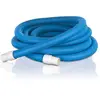 Image de Gre 40001 - Tuyau à 2 extrémités pour Nettoyeurs de Piscine, Ø 38 mm, 8 m Gris