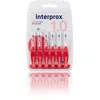 Image de INTERPROX - Miniconique 1.0 - Brossettes Interdentaires - Fibres en Tynex - Rouge - Blister de 6 unités (Lot de 2)