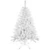 Image de SOLAGUA NAVIDAD Sapin de Noël Artificiel de Feuilles de Guirlandes, Arbres 120-210cm avec Support Métallique (Blanc Brillant, 210cm 668Tips)