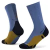 Image de Buff| Chaussettes LW Merino Wool Crew Léger, randonnée, force naturelle, confort, amorti, S, Bleu