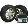 Image de SNOVIT FIX&GO TEX PLUS Lot de 2 chaînes à neige en textile Taille M pour tourisme, SUV, 4x4 et camionnette, certification ZT EN-16662-1.
