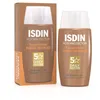 Image de ISDIN Fusion Water MAGIC SPF 50 Bronze (50 ml) | Crème Solaire Visage Teintée Couleur Naturelle | Ultra-légère | Protection Invisible