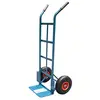 Image de Ferrestock FSKCAR002 Diable d'entrepôt professionnel fabriqué en acier renforcé, supporte jusqu'à 150 kg, roues pneumatiques incluses