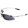 Image de Massi World Champion - Lunettes de Soleil de Cyclisme Unisexe, Couleur Argent