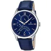 Image de Festina Montre Homme Analogique en Acier Inoxydable et Cuir Bleu