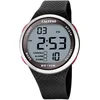 Image de Calypso Montre Digitale Sport Homme Caoutchouc Noir - 10 ATM, Date, Chronographe, Double Fuseau, Lumière, Alarme, 12/24 h - K5785/4 Color Splash