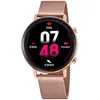 Image de LOTUS Montre Intelligente Femme Smartwatch Acier Inoxydable Rose - Étanche IP65 - Contrôle Musique, Pas et Calories, téléphone, Sport, fréquence Cardiaque, Sommeil 50042/1