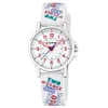 Image de Calypso Montre Fille Analogique - Bracelet Caoutchouc Blanc - Mouvement Quartz - Verre Minéral Résistant - Étanche 5 ATM - Special Prices - K5824/1