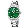 Image de Festina Swiss Made Montre Homme Analogique Acier 316L Argenté - Quartz Date - Verre Saphir Résistant - Étanche 5 ATM - F20026/3 Classic Steel