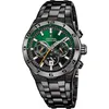 Image de Festina Montre Homme Analogique en Acier Inoxydable 316L Noir - Mouvement Quartz - Chronographe - Calendrier - Verre Minéral Haute Résistance - Étanche 10 ATM F20673/2 Chrono Bike
