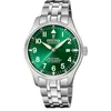Image de Festina Swiss Made Montre Automatique Homme - Acier Inoxydable 316L Argenté - Analogique - Calendrier - Verre Saphir Haute Résistance - Étanche 10 ATM - F20151/B Automatic