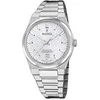 Image de Festina Swiss Made Montre Homme Analogique Acier 316L Argenté - Quartz Date - Verre Saphir Résistant - Étanche 10 ATM - F20051/1 Rive Collection