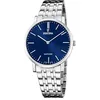 Image de Festina Swiss Made Montre Homme Analogique Acier 316L Argenté - Quartz - Verre Saphir Résistant - Étanche 5 ATM Classique Élégante - F20045/3 Classic Steel