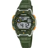 Image de Calypso Montre Digitale Garçon - Bracelet Caoutchouc Vert - Verre Résistant - Étanche 10 ATM - Date Calendrier Chronographe Double Heure Lumière Alarme 12/24 h - Digital Crush - K5853/2