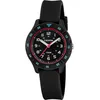 Image de Calypso Montre Enfant Analogique - Bracelet Caoutchouc Noir - Mouvement Quartz - Verre Résistant - Étanche 10 ATM - Junior Collection - K5847/4