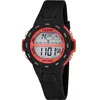 Image de Calypso Montre Enfant Digitale - Bracelet Caoutchouc Noir - Étanche 10 ATM - Date Calendrier Chronographe Double Heure Lumière Alarme 12/24 h - Junior Collection - K5850/6