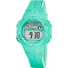 Image de Calypso Montre Enfant Digitale - Bracelet Caoutchouc Vert - Étanche 10 ATM - Date Calendrier Chronographe Double Heure Lumière Alarme 12/24 h - Junior Collection - K5849/3