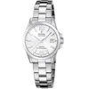 Image de Festina Swiss Made Montre Femme Analogique Acier Inoxydable 316L Argenté - Mouvement Quartz - Verre Saphir Résistant - Étanche 10 ATM - Calendrier F20049/1 Classic Steel