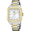 Image de LOTUS Montre Femme Analogique Acier Inoxydable 316L Multicolore - Mouvement Quartz - Verre minéral Haute résistance - Étanche 5 ATM 18969/2 - Square Series
