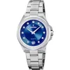 Image de Festina Montre Femme Analogique Acier Inoxydable 316L Argenté - Quartz - Verre minéral Haute résistance - Étanche 5 ATM - Date F20700/5 - Mademoiselle
