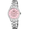 Image de Festina Swiss Made Montre Femme Analogique Acier Inoxydable 316L Argenté - Mouvement Quartz - Verre Saphir Résistant - Étanche 10 ATM - Calendrier F20068/3 Classic Steel