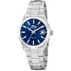 Image de LOTUS Montre Automatique Homme Acier Inoxydable 316L Argenté - Montre Analogique Homme - Calendrier - Verre Saphir Haute Résistance - Étanche 10 ATM 18996/2