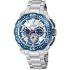 Image de Festina Montre Homme Analogique - Acier Inoxydable 316L Argenté - Quartz - Chronographe - Calendrier - Verre Minéral Haute Résistance - Étanche 20 ATM - F20724/1 Chrono Bike