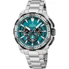 Image de Festina Montre Homme Analogique - Acier Inoxydable 316L Argenté - Quartz - Chronographe - Calendrier - Verre Minéral Haute Résistance - Étanche 20 ATM - F20724/6 Chrono Bike