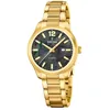 Image de Festina Montre Femme Analogique Acier Inoxydable 316L Doré - Quartz - Verre minéral Haute résistance - Étanche 5 ATM - Date F20741/2