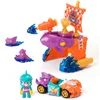 Image de T-Racers Pirate Shark PTRSD014IN20 Magic Box Toys Bateau Pirate avec 1 Pilote et 1 Voiture