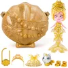 Image de KOOKYLOOS - 1 poupée 3 Expressions Uniques ! Jewel Poupée sirène avec 1 Sac de Coquillage, 1 Queue de sirène, 1 Animal de Compagnie, vêtements et Accessoires