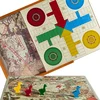 Image de Aquamarine Coffret De Jeux De Plateau: Parchis Jeu De L´oie Et Échelles