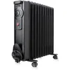 Image de BLACK+DECKER BXRA2300E - Radiateur à bain d’huile 2300W | 11 éléments de 140mm | Thermostat réglable | 2 puissances | Système de sécurité d’arrêt automatique en cas de surchauffe | Noir