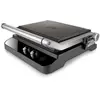 Image de Black and Decker - Grill électrique 2 en 1 2000W, Plaque chauffante et grill, Ouverture à 180º, Contrôle de la température et du temps de cuisson, Écran LCD