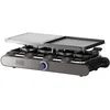 Image de Black+Decker   Raclette, 8 convives| Plaques 21 x 21 cm| Température réglable| 1400 W| Plaque réversible et antiadhésive| Pierre naturelle| Accessoires inclus| Sans PFOA