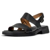 Image de Camper Femme Fashion Sandales à 2 Bretelles, Noir 005, 36 EU