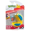 Image de Bizak Pokemon Clip N Go - Modèles Assortis (63227222), 1 Pokeball et 1 Figurine.