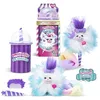 Image de Bizak 64120002 Amiguitos en Coton à Sucre, Peluches d'animaux odorants, unboxing en Barbe à Papa et Accessoires d'échange, modèle Surprise