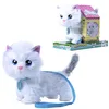 Image de Bizak Animagic 64550196 Mimi Mimitos, Peluche Interactive, 2 Ans, Adorable et Amusante, très Douce, Marche, miaule et Bouge la Queue
