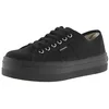 Image de Victoria Baskets Barcelona Toile Noir Monochrome & Plateforme 109201 pour Femme Negro 36