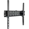 Image de TooQ LP4255T-B Support Mural inclinable pour Moniteur/TV/LED 32 à 55" Poids jusqu'à 40 kg Distance au Mur 53 mm avec Niveau à Bulle Inclinaison -12° Format VESA jusqu'à 400 x 400 Noir