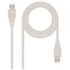 Image de Nanocable 2.0, Type A/M-A/M, 3.0 m - Câble USB (type A/M-A/M, 3.0 m, 3 m, USB A, USB A, 2.0, Beige)