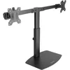 Image de TOOQ DB1727TN-B Support de Table pivotant pour 2 écrans/Téléviseur à LED 17-27" Noir