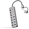 Image de NANOCABLE 10.16.4510 - HUB USB-C + USB-A/M vers 4X USB-A + 3X USB-C 3.0 + USB-C 5V