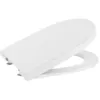 Image de Roca Meridian A8012A200B Abattant WC Supralit avec chute amortie d'origine Ajustement parfait Remplacement de l'abattant de WC robuste Blanc