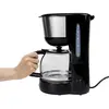 Image de Aigostar cafetière et théière 1,25 L, noire, maintien au chaud, interrupteur unique