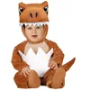 Image de FIESTAS GUIRCA | Costume Little Rex Bébé (12-18 mois) - Capuche, Queue, Combinaison et Pieds - Déguisements de Dinosaure pour Halloween, Carnaval et Fêtes d'Animaux - Idéal pour Tout-Petits
