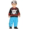 Image de FIESTAS GUIRCA | Costume Jazz Dead Bébé (12-18 Mois) - T-shirt, Casquette et Pantalon - Costumes de Bébé pour Halloween, Carnaval et Fêtes Sportives - Idéal pour Tout-Petits - Noir et Bleu